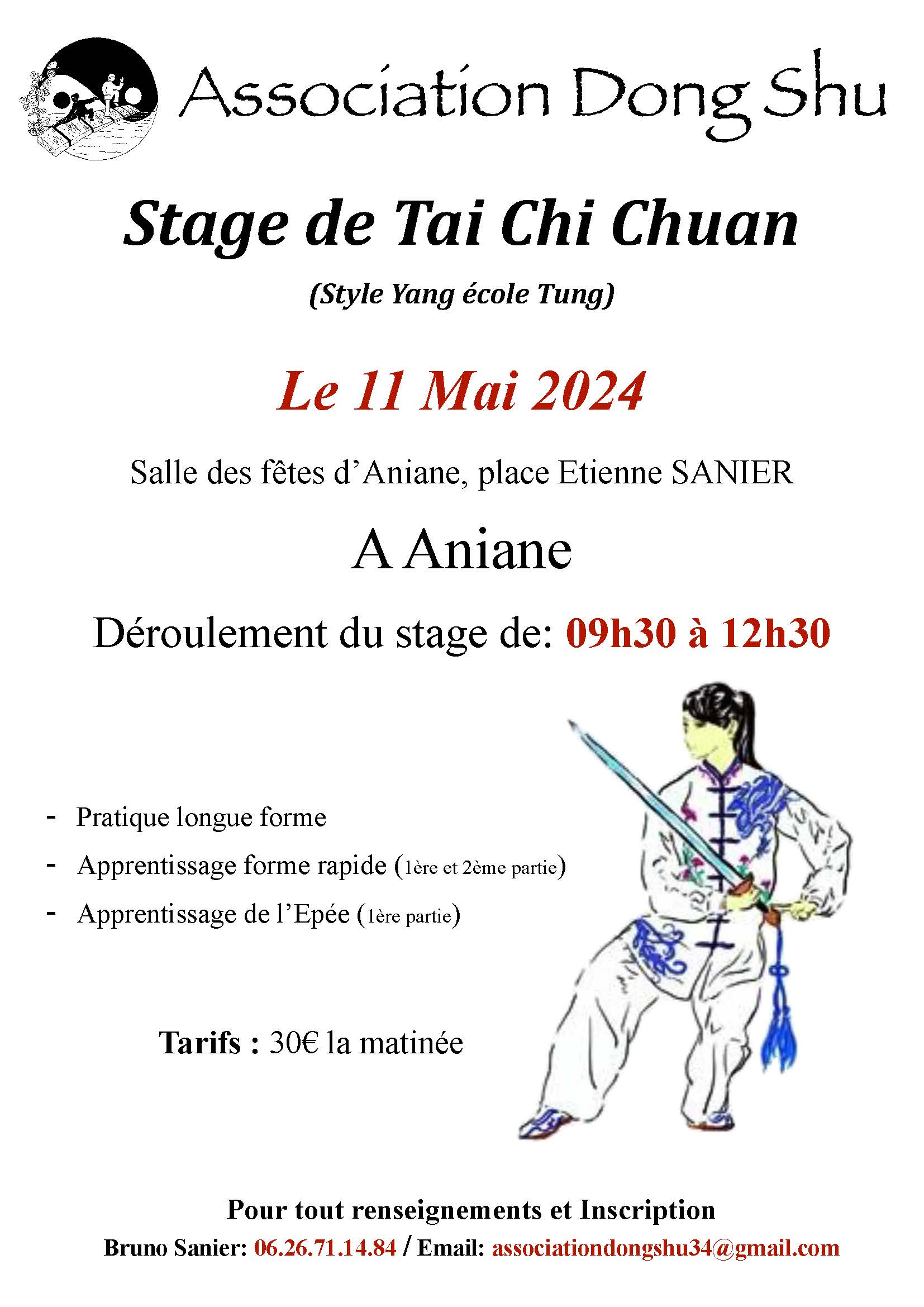 Stage TaiChi 11 mai 2024
